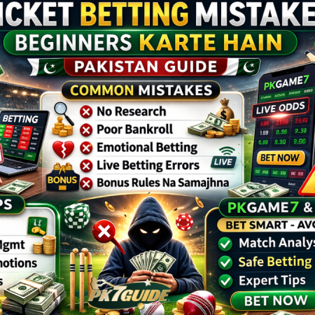 Cricket Betting Mistakes Beginners Karte Hain – Pakistan Users Ke Liye Complete Guide