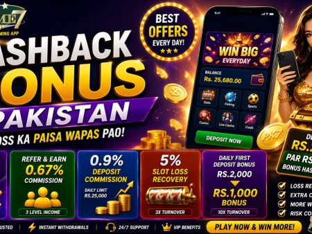 Cashback Bonus Pakistan – PKGame7 Complete Guide