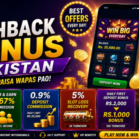 Cashback Bonus Pakistan – PKGame7 Complete Guide